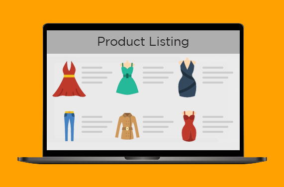 product listings